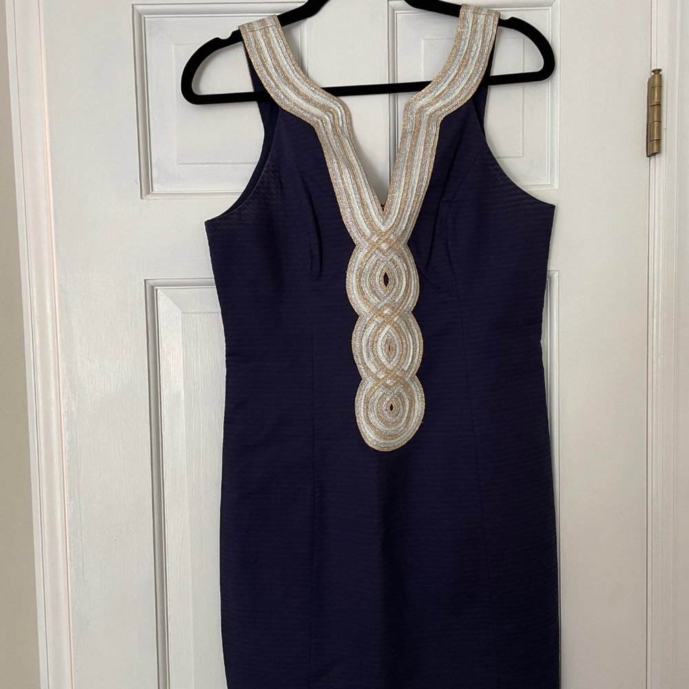 Lily Pulitzer Navy Dress - Size 6